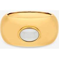 Mood Women's Gold Plated & Pearl Statement Cuff