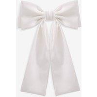 Jon Richard Women's Bridal Ivory Satin Bow in White