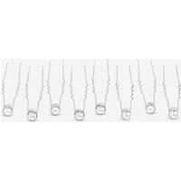 Jon Richard Women's Silver Plated Crystal Pins