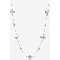 Jon Richard Women's Silver Plated & Crystal Clover Allway