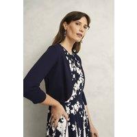 Hobbs London Women's Carrie Bolero in Dark Navy | Size: Large