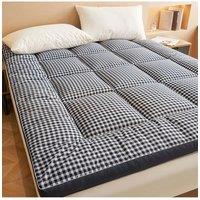 Living and Home 10cm Comfortable Quilted Mattress Topper in Dark Grey | Size: King