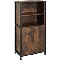 tectake Display Cabinet Doncaster in Brown