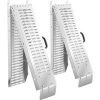 tectake Ramps Bjrn in Silver | Size: 186 cm