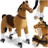 tectake Rocking Horse 100 Cm - Light Brown