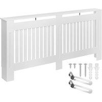 tectake Radiator Cover Villa 172.3 X 19 X 82 Cm - White