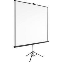 tectake Projector Screen 152 X 152 Cm in White