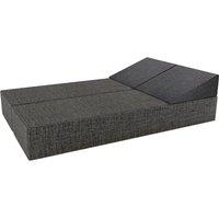 Rest Relax Multi-functional Grey Floor Futon Mattress | Size: Double