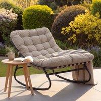 Artemis Home Solace Outdoor Rocking Chair in Light Brown