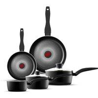 Tower SmartStart Gourmet 5 Piece Non-Stick Cookware Set, T700314 in Black