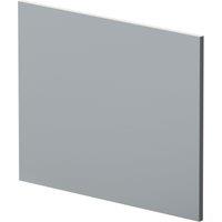 Balterley L Shape Square Reversible Bath End Panel Satin Grey 700mm