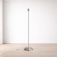 CGC Lighting CGC Lena Brushed Nickel Straight Floor Lamp in Silver