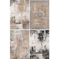 Kukoon 240cm x 330cm Extra Large Area Rugs Beige Cream Grey Living Room Carpet Floor Covering in Taupe | Size: 240 cm x 330 cm