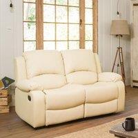 Artemis Home Glendale 2 Seat Manual Recliner Sofa in Cream