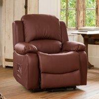 Artemis Home Glendale Manual Recliner Armchair in Burgundy