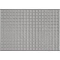 Berkfield Home Weighted Blanket Grey 135x200 cm Single 10 kg Fabric