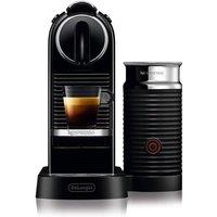 Nespresso Citiz & Milk Black Pod Coffee Machine with Aeroccino - Black