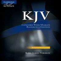 TBD KJV Concord Wide Margin Reference Bible, Black Calf Split Leather