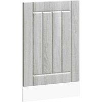 Berkfield Home Dishwasher Panel Lucca Grey Sonoma Engineered Wood