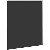 Berkfield Home Roller Blind Blackout Black 120x150 cm Fabric Width 116.6 cm Polyester
