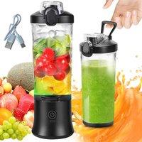 Nordara 600ML Portable Blender Personal Blenders for Shakes Smoothie Maker in Black