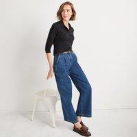 Lands' End Women's Petite Long Sleeve Supima Cotton Polo Shirt in Black | Size: 16-18