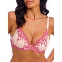 Wacoal Women's Embrace Lace Plunge Underwire Bra in Pink | Size: 32D