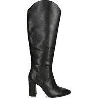 STEVE MADDEN Women's 'Bixby Black Leather' Leather Boots | Size: 5