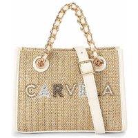 Carvela Women's 'Sorrento Bead Micro' Bag in Beige