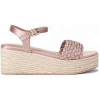 Carvela Women's 'Treccia Flatform' Fabric Sandals in Pale Pink | Size: 7