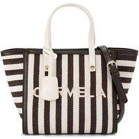 Carvela Women's 'Minori Mini Tote' Canvas Bag in Brown