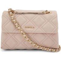 Carvela Women's 'Rosa Chain Shoulder' Suedette Bag in Pale Pink