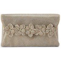 Carvela Women's 'Petalo Envelope Clutch' Bag in Gold