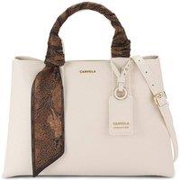 Carvela Women's 'Nina Tote' Leather Bag in Cream