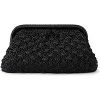 Carvela Women's 'Gabriella Clutch' Silk Blend Bag in Black