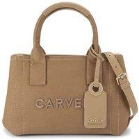Carvela Women's 'Lidia Micro Tote' Canvas Bag in Tan