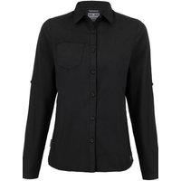 Craghoppers Women's 'Expert Kiwi' Long Sleeved Shirt in Black | Size: 8