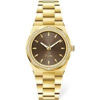 Emma Loves Diamonds Women's Berkeley Watches Gold Pav 18K Gold Plating