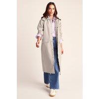 TOG24 Women's 'Remi' Waterproof Midi Car Coat in Light Beige | Size: 10