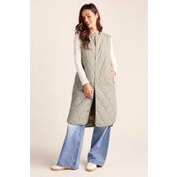 TOG24 Women's Jena' Long Padded Gilet in Light Beige | Size: 18