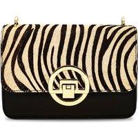 Apatchy London Women's The Tilly Hair-On Leather Bag in Dark Brown