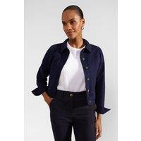 Hobbs London Women's Selborne Jacket in Dark Navy | Size: 20