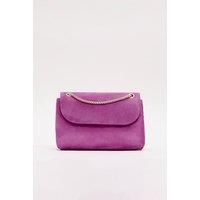 Phase Eight Women's Suede Clutch Bag in Fuchsia