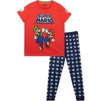 Super Mario Boy's and Luigi Pyjamas in Red | Size: 10-11 Years