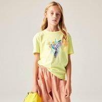 Dare 2b Trailblazer III Short Sleeved Graphic T-Shirt in Yellow | Size: 13 Years