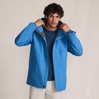 Lands' End Men's Packable Waterproof Rain Jacket in Cobalt | Size: Large