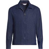 Lands' End Men's Pure Linen Jacket in Navy | Size: Large