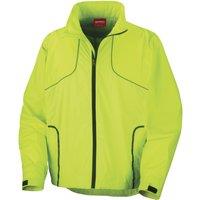 Spiro Men's Sports Crosslite Trail & Track Jacket (Waterproof, Windproof & Breathable) in Light Green | Size: Small