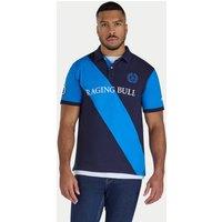 Raging Bull Men's Diagonal Stripe Jersey Polo | Size: Small