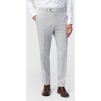 Antique Rogue Men's Check Tweed Tailored Fit Trouser in Light Grey | Size: 32R